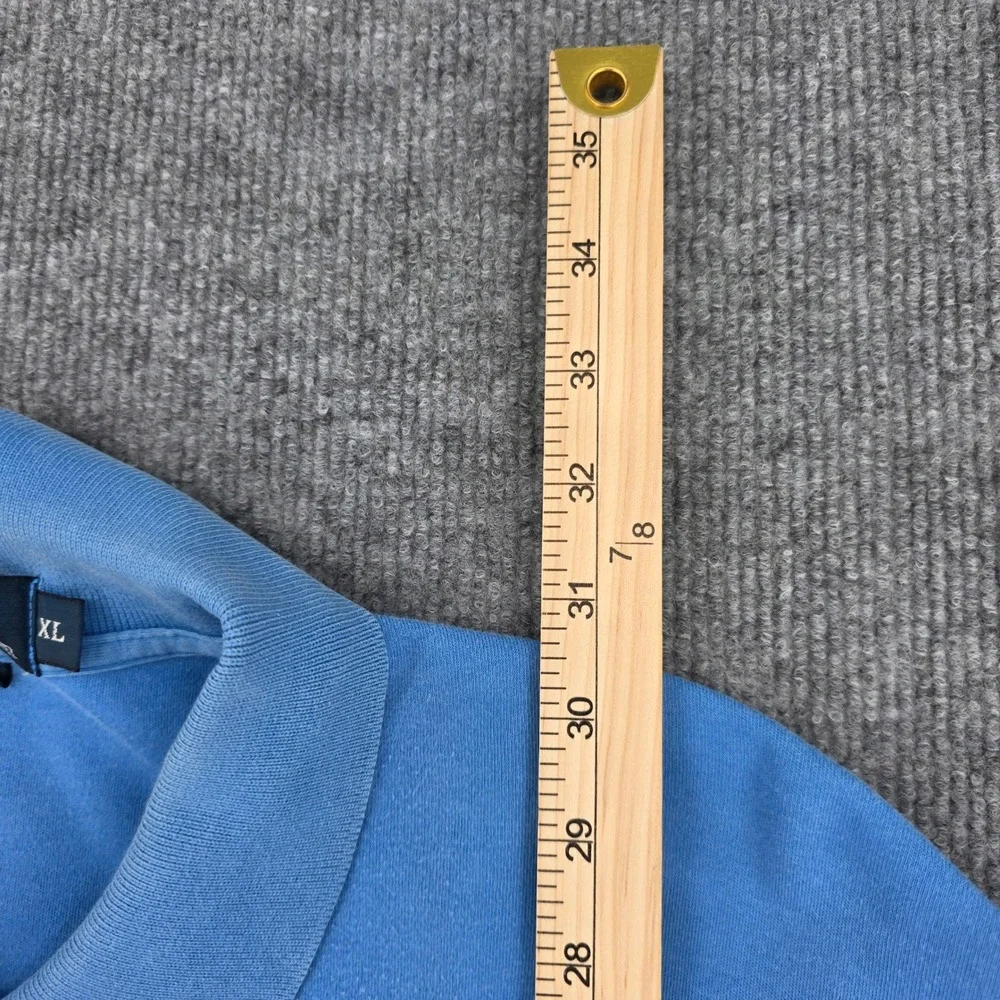 Polo Ralph Lauren Mens XL Blue Short Sleeve Cotton Polo Shirt Yellow Pony Logo